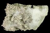 Native Silver Formation in Etched Calcite - Morocco #132418-1